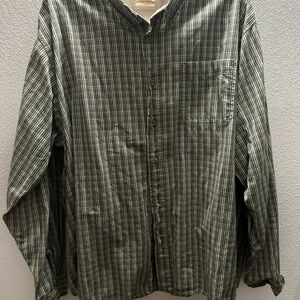 Lee Green Casual Button Down Shirt